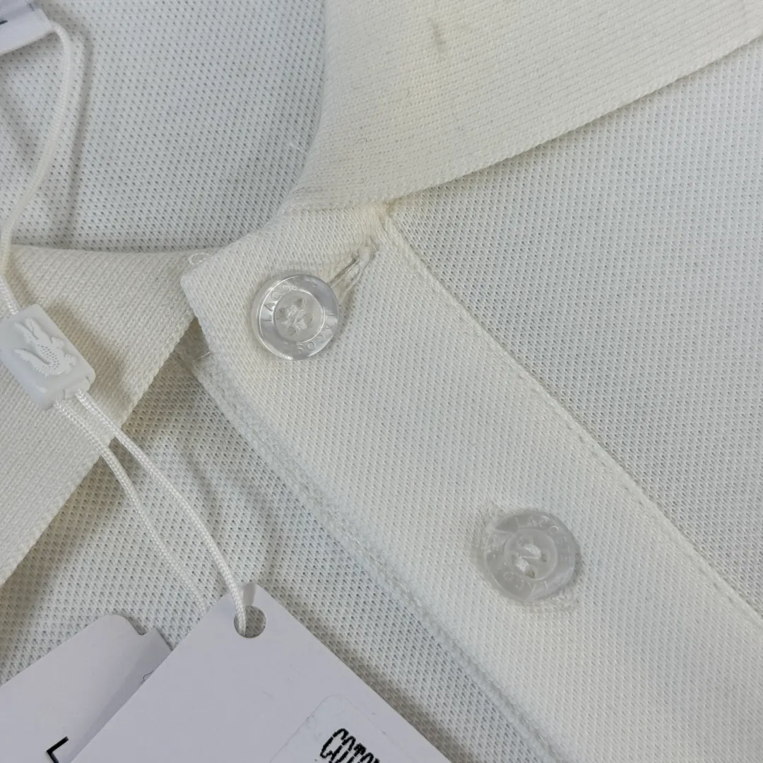 C🌟LACOSTE 2026 New Arrival polo ～ ✅ Same Style～ ， ！ ， ！ ！ ， ， ， ， 👍 ：Black White Khaki Green Size：M L XL XXL 3XL（ ！）